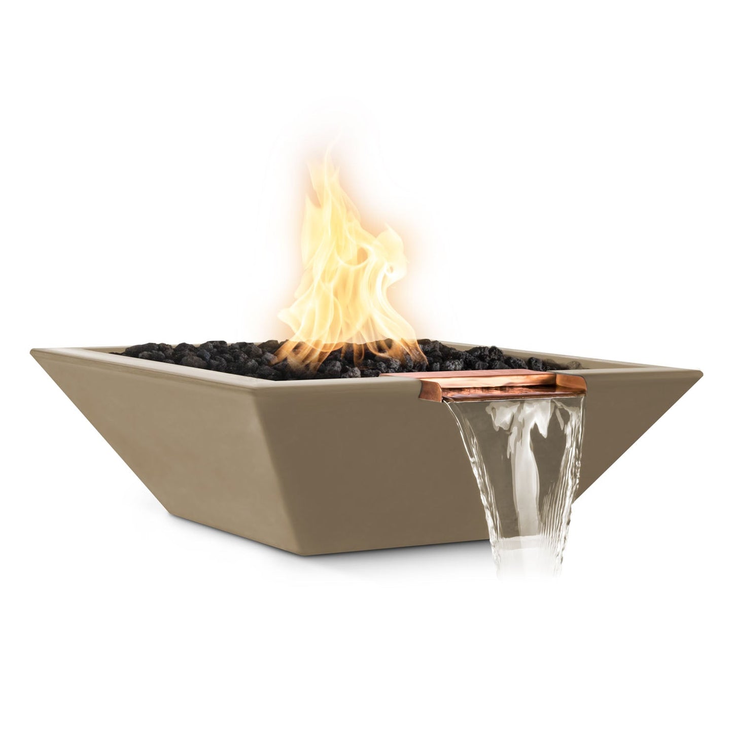 Maya Fire & Water Bowl - GFRC Concrete - 24"