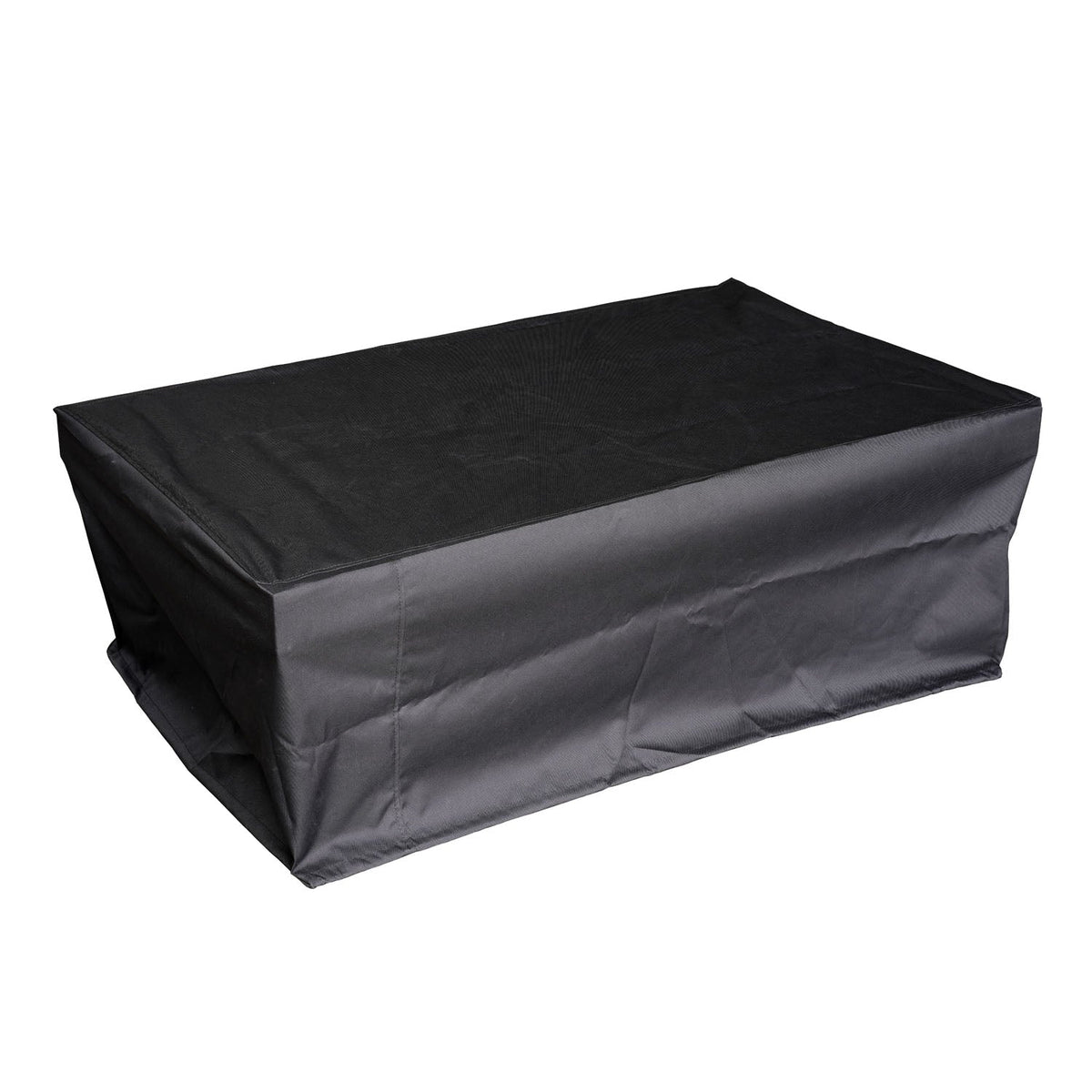Rectangle Fire Pit Covers: protective canvas cover for an outdoor fire pit
